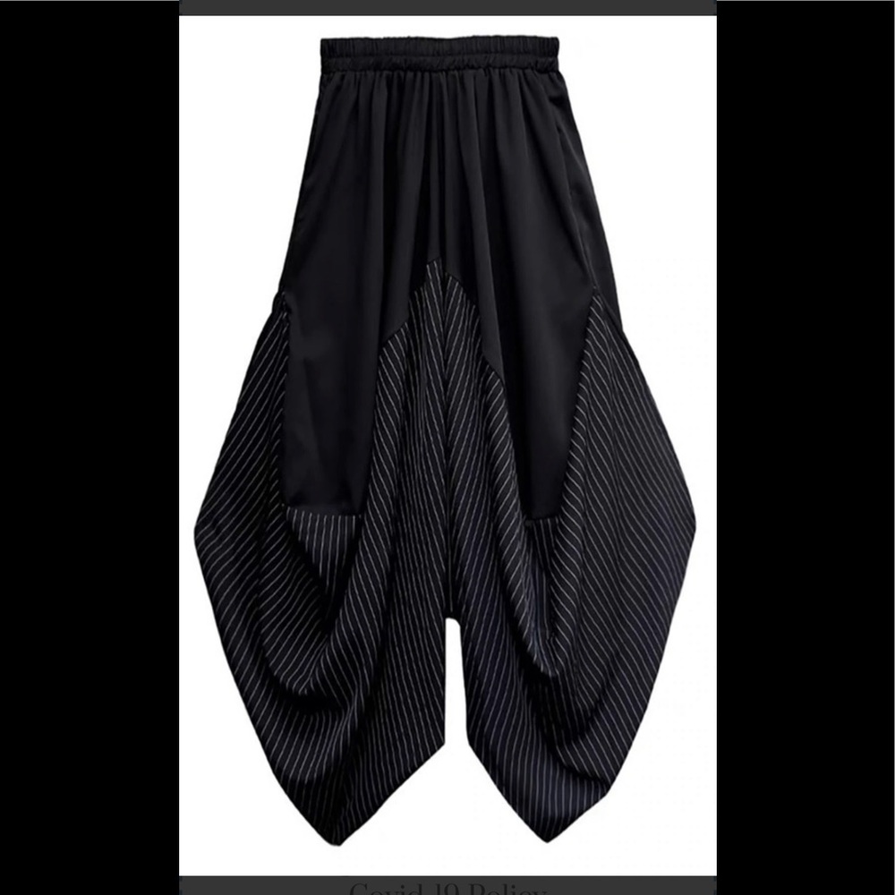 Pinstripe Harem Pants